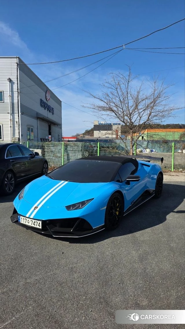 Lamborghini Huracan 2020 Небесно-голубой из Кореи, фото 6