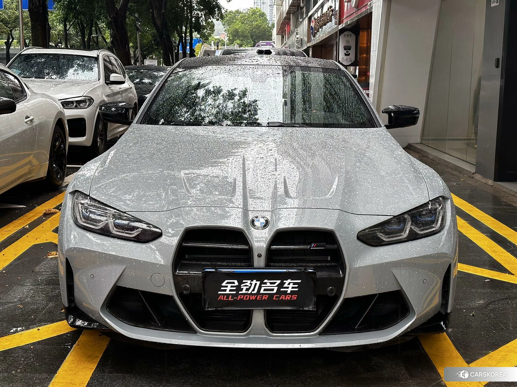 BMW M4 2021 Серебристо-серый из Китая, фото 4
