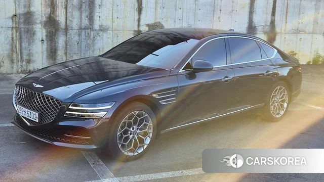 Genesis G80 (RG3) 2020 Темно-зеленый из Кореи, фото 5