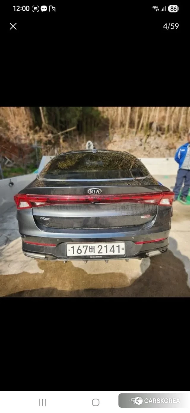 Kia K5 3rd generation 2020 Серый из Кореи, фото 4