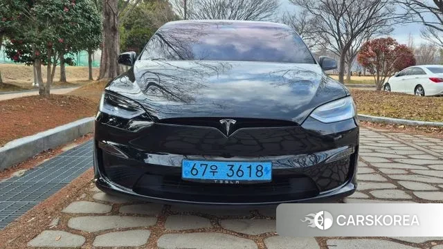 Tesla Model X 2023 Черный из Кореи, фото 5