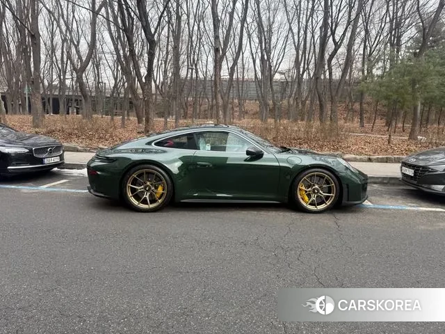 Porsche 911(992) 2022 Темно-зеленый из Кореи, фото 4