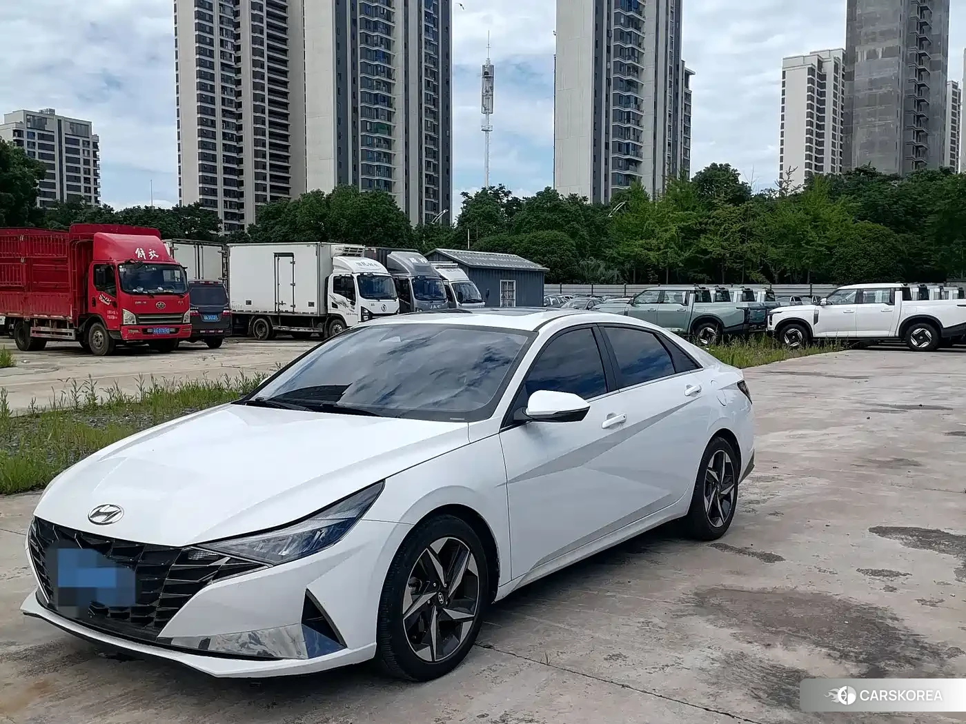 Hyundai Elantra 2022 Белый из Китая, фото 4
