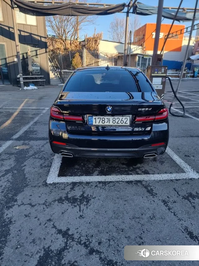 BMW 5 Series (G30) 2022 Черный из Кореи, фото 4