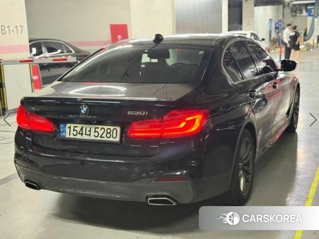 BMW 5 Series (G30) 2018 Черный из Кореи, фото 4