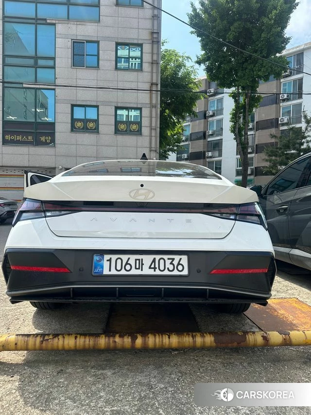 Hyundai The New Avante (CN7) 2025 Белый из Кореи, фото 4