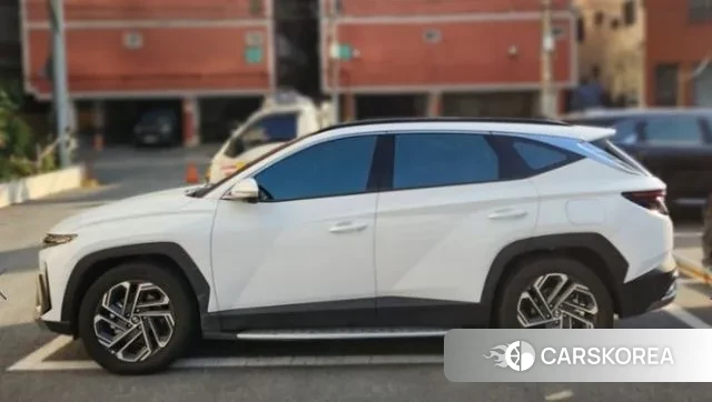 Hyundai The New Tucson Hybrid (NX4) 2024 Белый из Кореи, фото 4