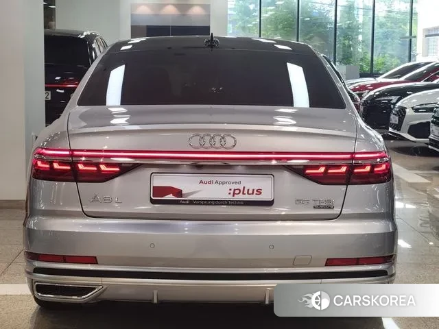 Audi A8 (D5) 2021 Серебряный из Кореи, фото 4