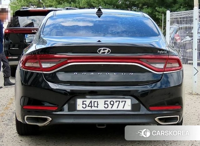 Hyundai Grandeur IG Hybrid 2018 Черный из Кореи, фото 4
