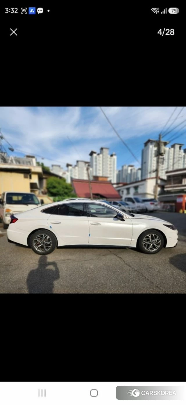 Hyundai Sonata (DN8) 2022 Белый из Кореи, фото 4