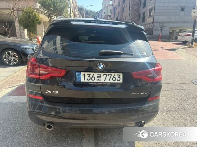 BMW X3 (G01) 2021 Черный двухцветный из Кореи, фото 6