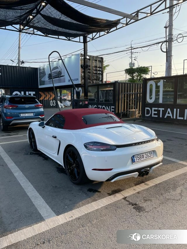 Porsche 718 Boxster 2022 Белый из Кореи, фото 6