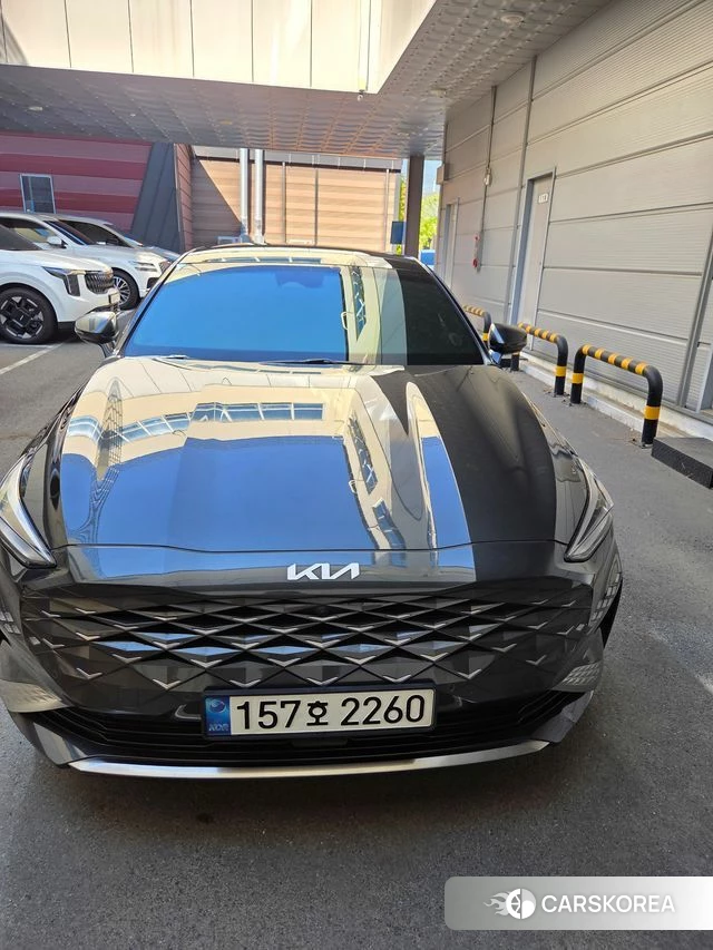 Kia K8 Hybrid 2021 Серый из Кореи, фото 5