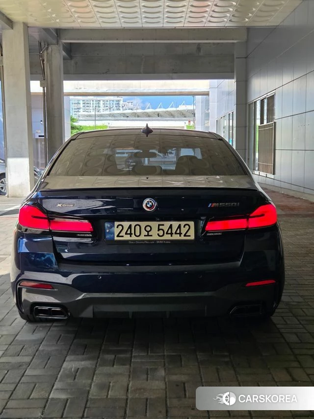 BMW 5 Series (G30) 2022 Синий из Кореи, фото 4