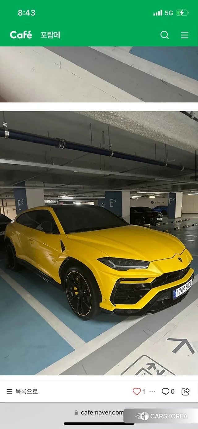 Lamborghini Urus 2022 Желтый из Кореи, фото 4