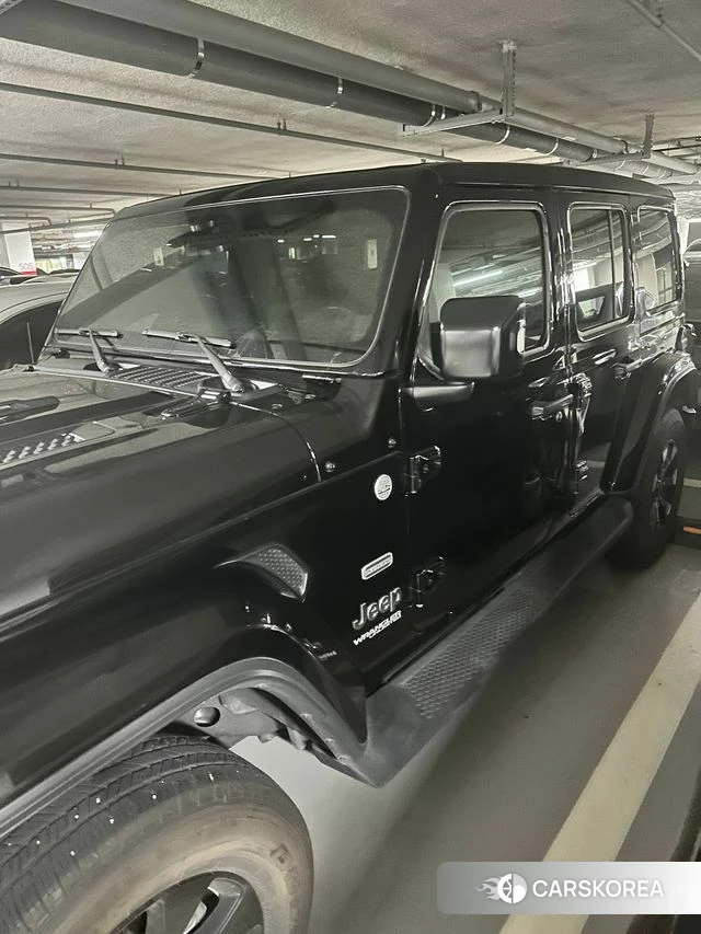 Jeep Wrangler (JL) 2021 Черный из Кореи, фото 4