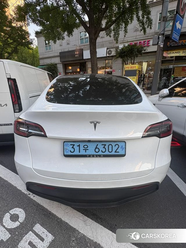 Tesla Model Y 2024 Белый из Кореи, фото 4