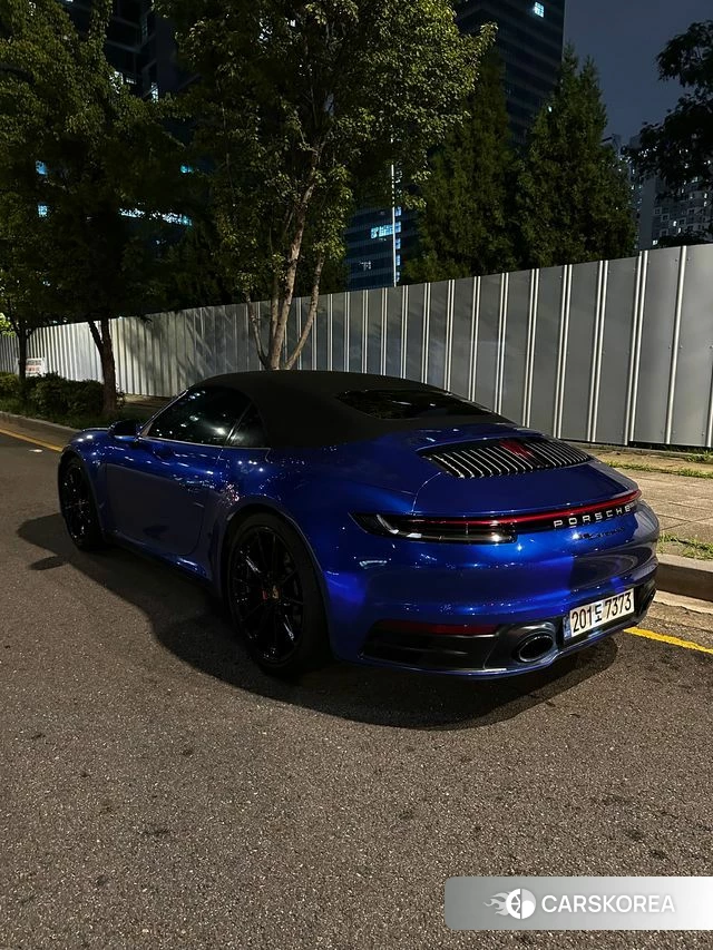 Porsche 911(992) 2020 Синий из Кореи, фото 4