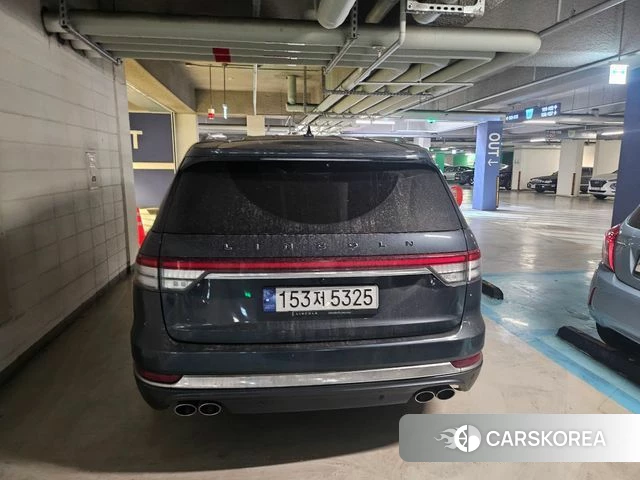 Lincoln Aviator 2nd generation 2020 Темно-зеленый из Кореи, фото 4