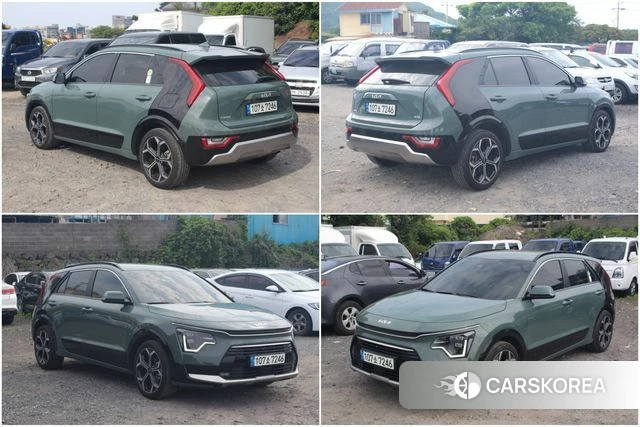 Kia Di Ol Nu Niro 2022 Зеленый из Кореи, фото 6