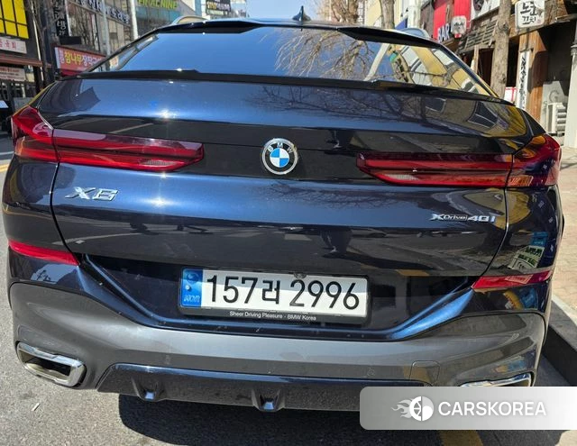 BMW X6 (G06) 2022 Черный из Кореи, фото 4