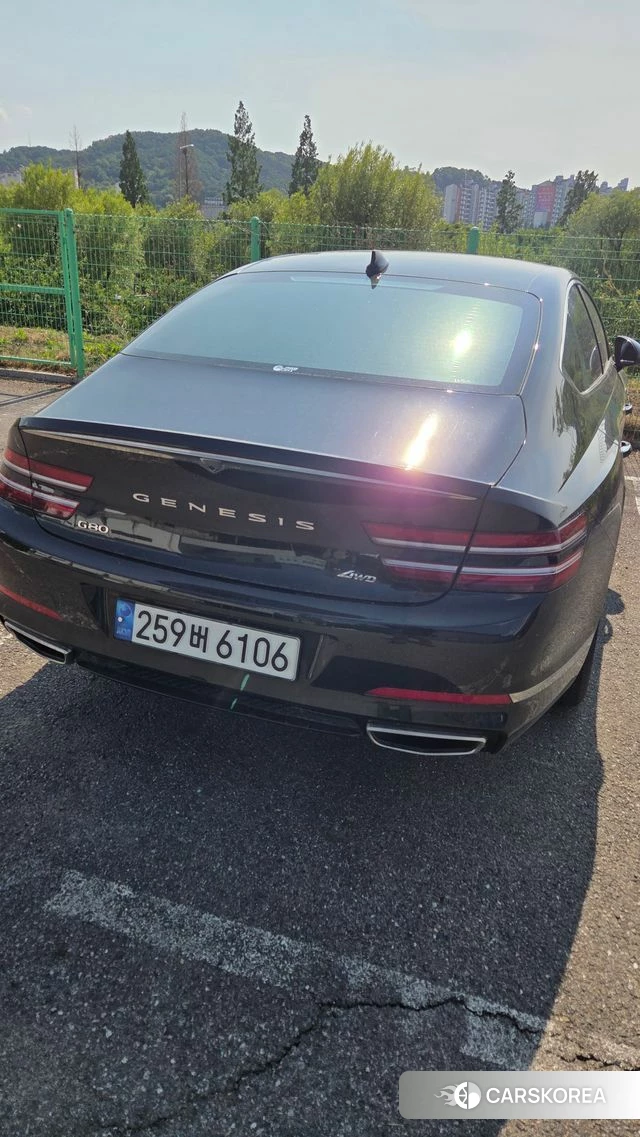 Genesis G80 (RG3) 2022 Черный из Кореи, фото 5