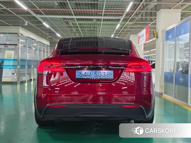 Tesla Model X 2023 Красный из Кореи, фото 6