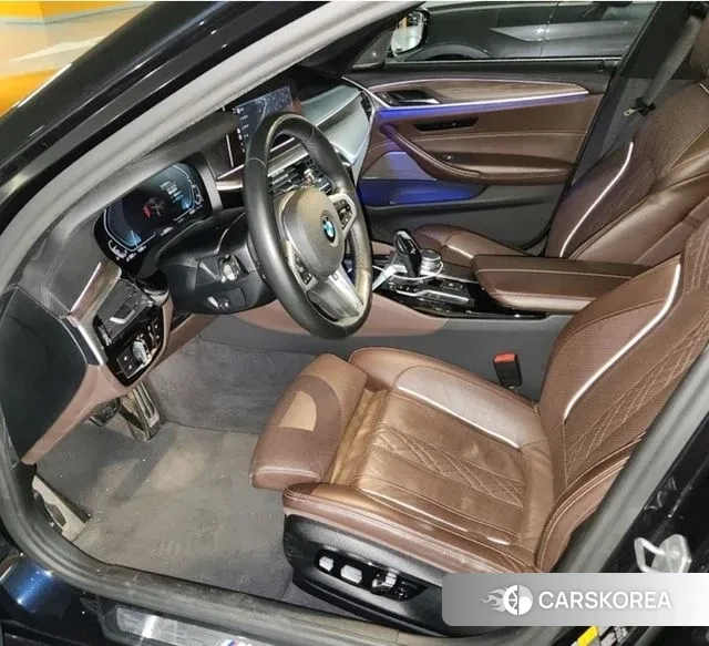 BMW 5 Series (G30) 2020 Синий из Кореи, фото 4