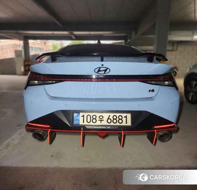 Hyundai Avante (CN7) 2022 Синий из Кореи, фото 5
