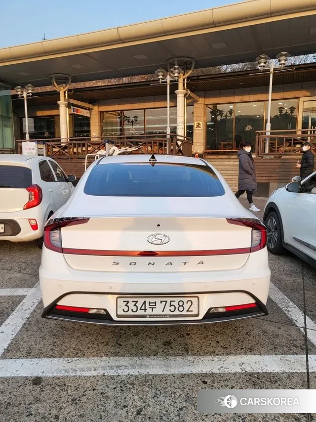 Hyundai Sonata (DN8) 2019 Белый из Кореи, фото 4
