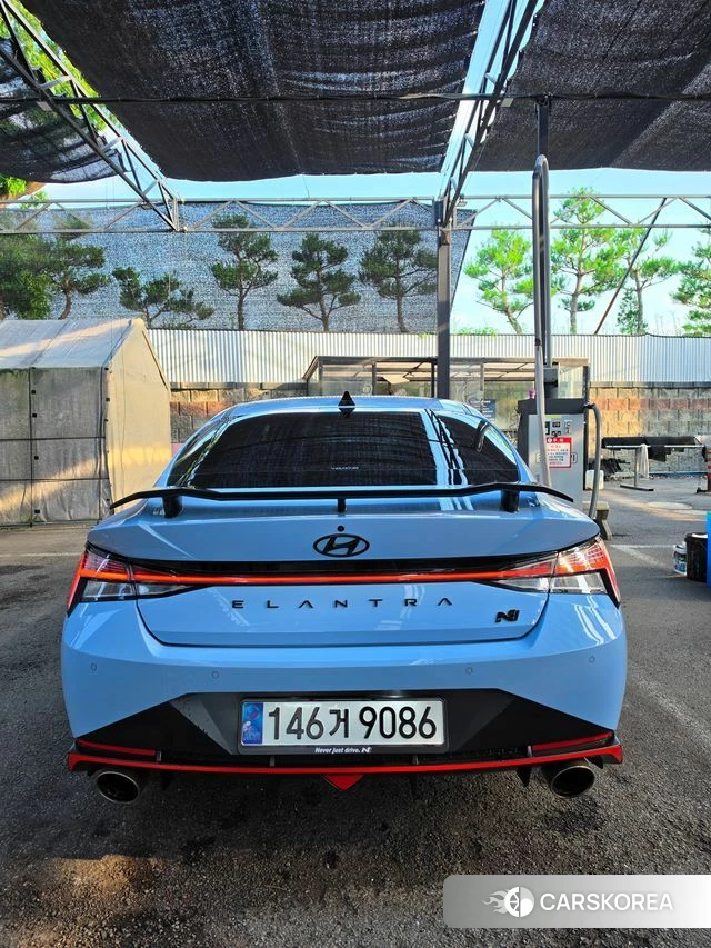 Hyundai Avante (CN7) 2021 Синий из Кореи, фото 5