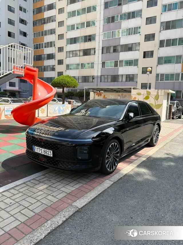 Hyundai Grandeur Hybrid (GN7) 2024 Черный из Кореи, фото 4