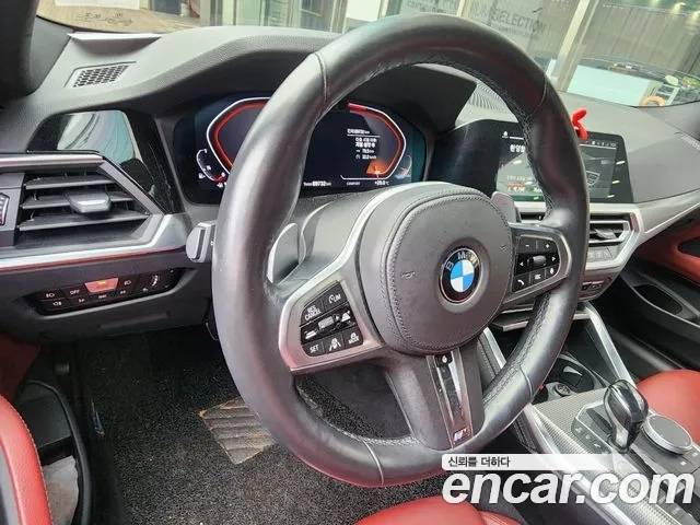 BMW 4 Series (G22) 2021 Небесно-голубой из Кореи, фото 4