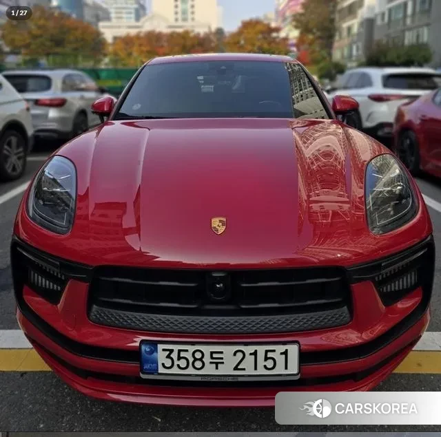 Porsche Macan 2023 Красный из Кореи, фото 4