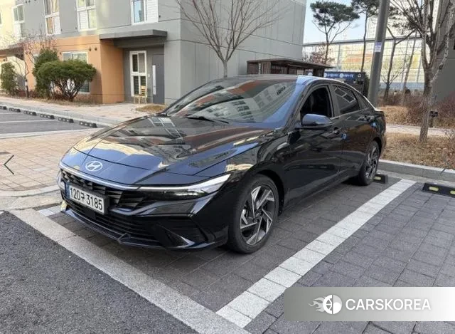 Hyundai The New Avante (CN7) 2023 Черный из Кореи, фото 4