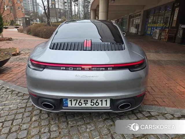 Porsche 911(992) 2020 Серебряный из Кореи, фото 4