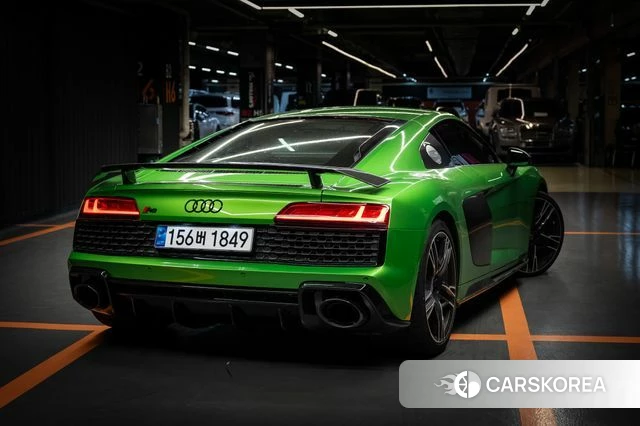 Audi R8 (4S) 2021 Зеленый из Кореи, фото 4