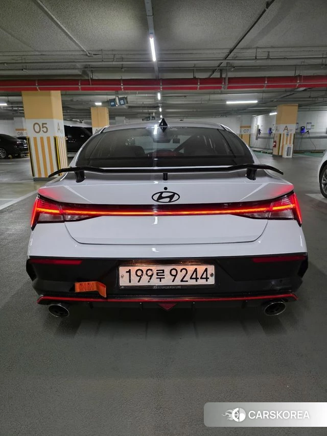 Hyundai The New Avante (CN7) 2023 Белый из Кореи, фото 6