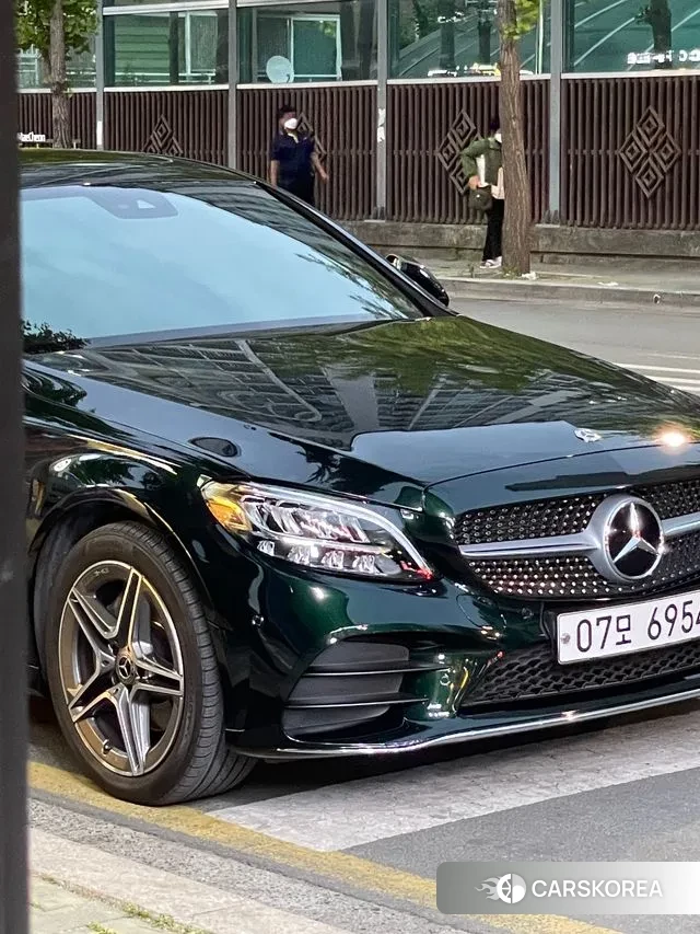 Mercedes-Benz C-Class W205 2019 Темно-зеленый из Кореи, фото 4
