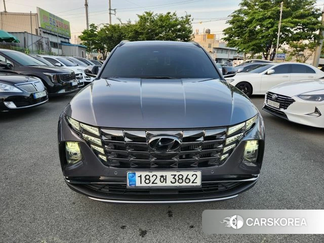 Hyundai Tucson (NX4) 2021 Серебристо-серый из Кореи, фото 6
