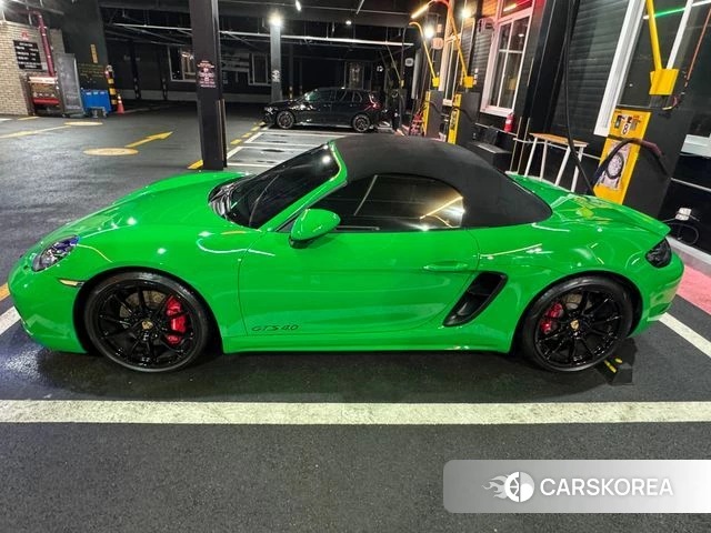 Porsche 718 Boxster 2021 Зеленый из Кореи, фото 5