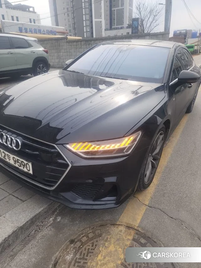 Audi A7 (4K) 2021 Черный из Кореи, фото 5