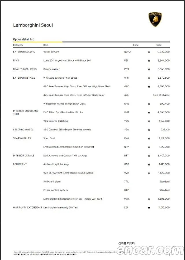 Lamborghini Huracan id 2669524 из Кореи 12