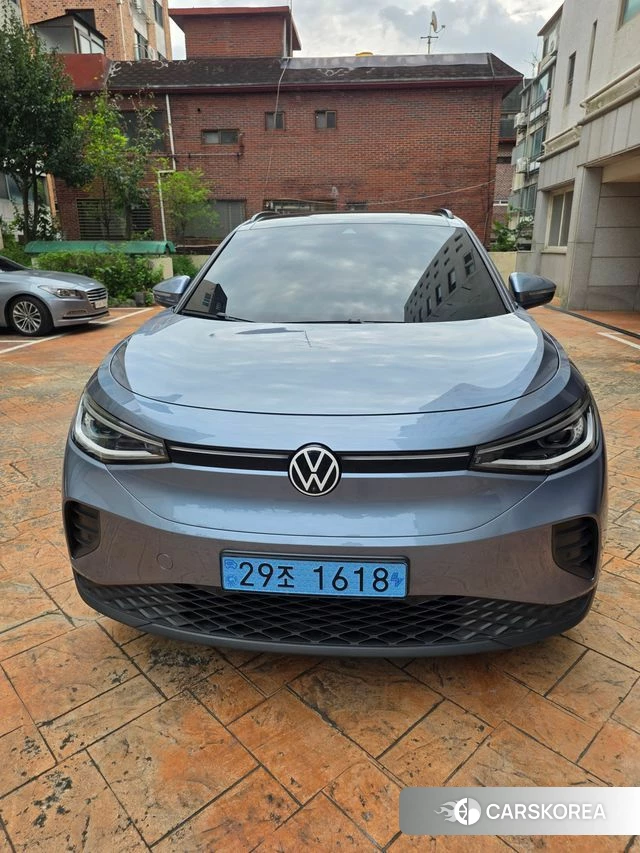 Volkswagen ID.4 2023 Небесно-голубой из Кореи, фото 5