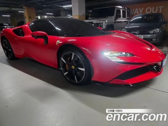 Ferrari SF90 Spider 2022 Золотой из Кореи, фото 5