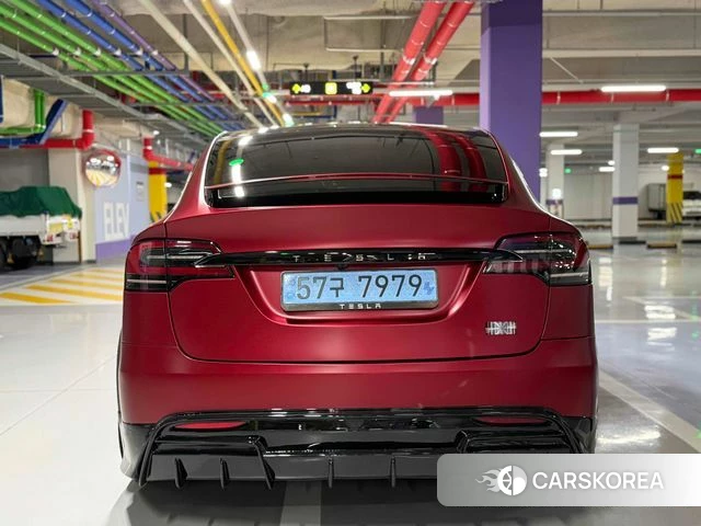 Tesla Model X 2024 Красный из Кореи, фото 5