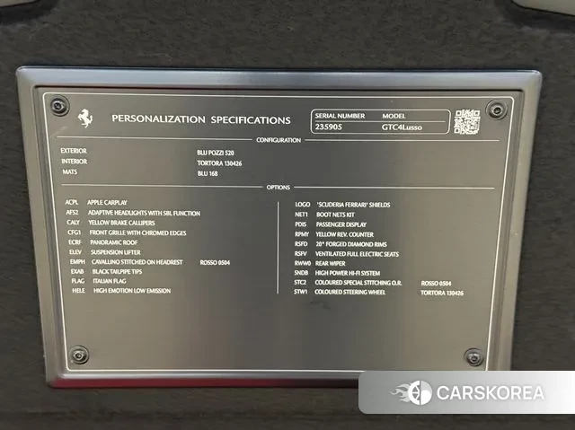 Ferrari GTC4 Russo id 3098274 из Кореи 15