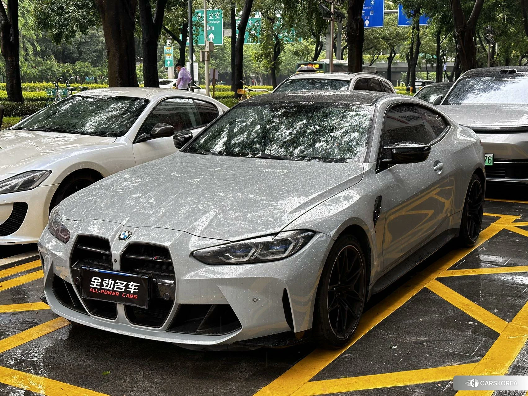 BMW M4 2021 Серебристо-серый из Китая, фото 5