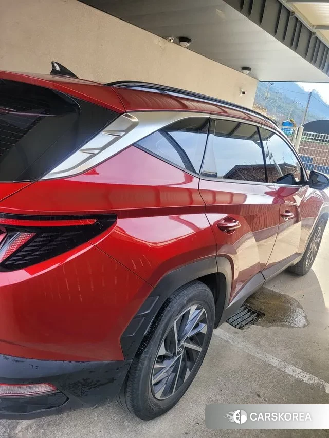 Hyundai Tucson Hybrid (NX4) 2020 Красный из Кореи, фото 5