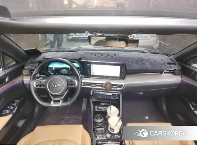 Kia K5 3rd generation 2021 Черный из Кореи, фото 5